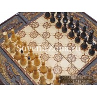 Шахматы-нарды-шашки "Классика 3"