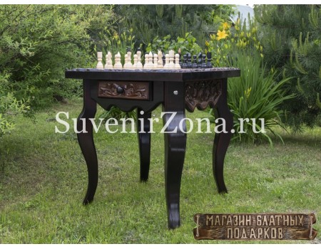 Купить шахматный стол ручной работы "Вдохновение 2"
