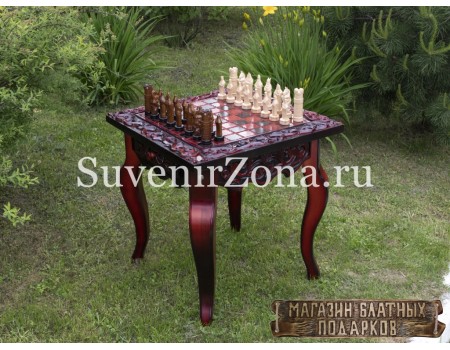 Купить шахматный стол ручной работы "Вдохновение 3"